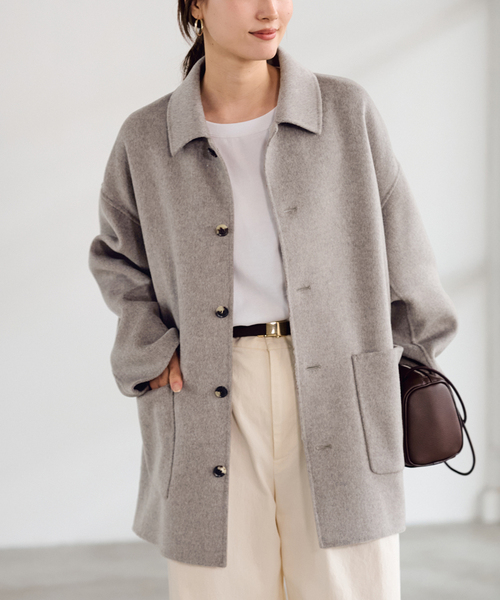 セール】≪追加≫ハミルトンバルカラーミドルコート 3（ステンカラー