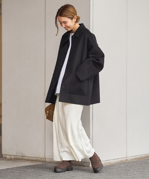 セール】≪追加≫ハミルトンバルカラーミドルコート 3（ステンカラー