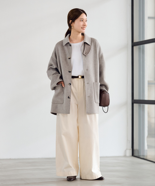 ≪追加≫ハミルトンバルカラーミドルコート 3（ステンカラーコート