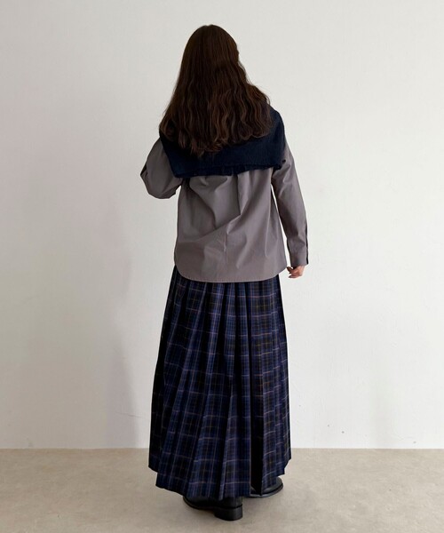 フレディエミュ（fredy emue）/【GEVACO/ゲバコ】チェックサイドベルトスカート セール】【GEVACO/ゲバコ】チェックサイドベルトスカート（スカート