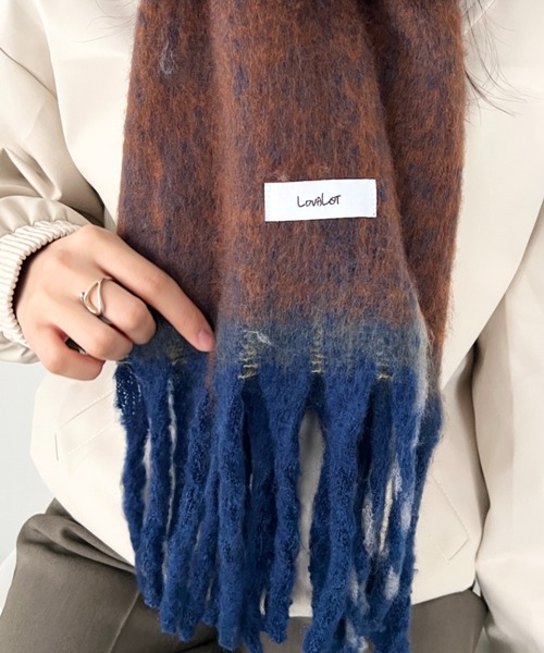 セール】【動画あり】【UNISEX】全7色 ニュアンスカラーマフラー