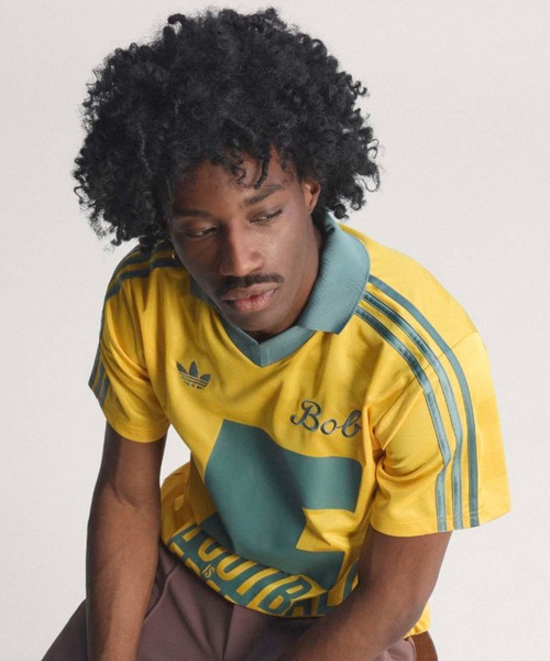 adidas(アディダス)の「adidas Bob Marley ORIGINALS Jersey / アディダス ボブ マーリー オリジナルス ジャージー(ジャージ・メンズ・ゴールド・M/S/XXL/XL/L)」の9枚目の写真