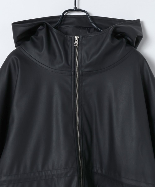 JEANASIS（ジーナシス）の「レザーパファーフードブルゾン/634608（ブルゾン・レディース・ブラック/ブラウン/オフホワイト・FREE）」の17枚目の写真