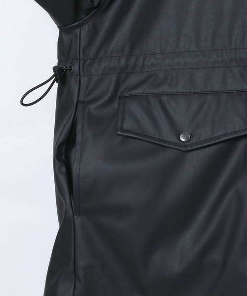 JEANASIS（ジーナシス）の「レザーパファーフードブルゾン/634608（ブルゾン・レディース・ブラック/ブラウン/オフホワイト・FREE）」の14枚目の写真