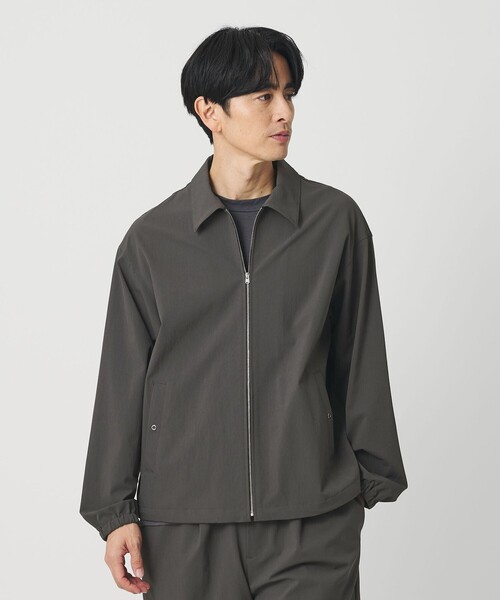 BEAUTY&YOUTH UNITED ARROWS（ビューティーアンドユースユナイテッドアローズ）の「360°MASTER ハリントン ジャケット セットアップ対応 撥水 ストレッチ ウォッシャブル（セットアップ・メンズ・ダークグレー/ベージュ/ブラック・S/M/L/XL）」の9枚目の写真