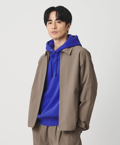 BEAUTY&YOUTH UNITED ARROWS（ビューティーアンドユースユナイテッドアローズ）の「360°MASTER ハリントン ジャケット セットアップ対応 撥水 ストレッチ ウォッシャブル（セットアップ・メンズ・ダークグレー/ベージュ/ブラック・S/M/L/XL）」の11枚目の写真