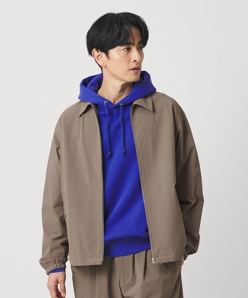 BEAUTY&YOUTH UNITED ARROWS（ビューティーアンドユースユナイテッドアローズ）の「360°MASTER ハリントン ジャケット セットアップ対応 撥水 ストレッチ ウォッシャブル（セットアップ・メンズ・ダークグレー/ベージュ/ブラック・S/M/L/XL）」の12枚目の写真