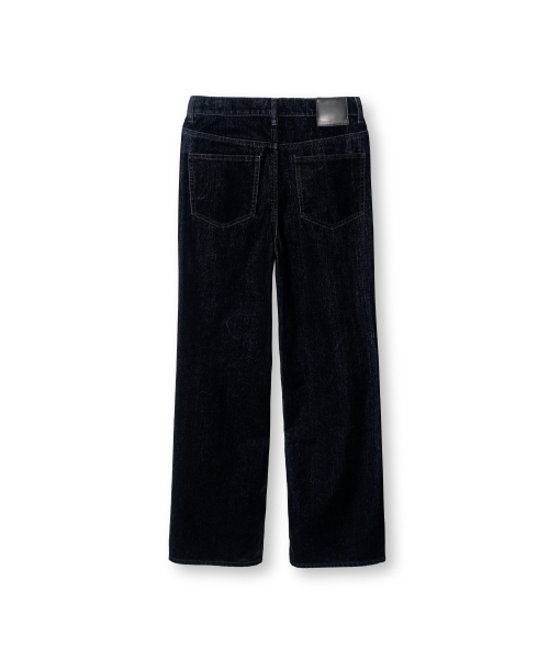 CONNECT KINLOCH（コネクトキンロック）の「ベルベットフレアデニムパンツ[ブラック]（デニムパンツ・メンズ・ブラック・SMALL/MEDIUM/LARGE）」の3枚目の写真