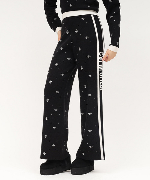 ROYAL PARTY（ロイヤルパーティー）の「アソートジャガードニットワイドパンツ（その他パンツ・レディース・ベージュ/ブラック/その他・FREE）」の2枚目の写真