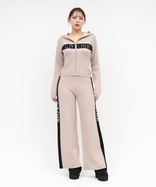 ROYAL PARTY（ロイヤルパーティー）の「アソートジャガードニットワイドパンツ（その他パンツ・レディース・ベージュ/ブラック/その他・FREE）」の13枚目の写真