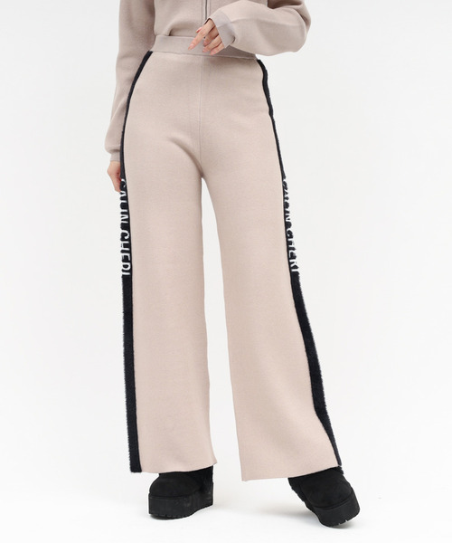 ROYAL PARTY（ロイヤルパーティー）の「アソートジャガードニットワイドパンツ（その他パンツ・レディース・ベージュ/ブラック/その他・FREE）」の12枚目の写真