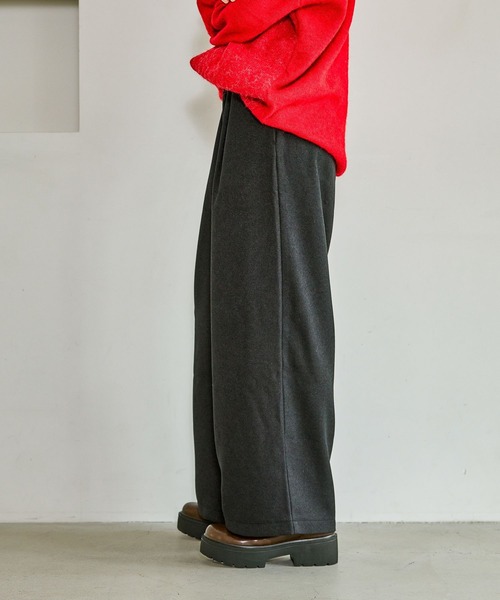 LAKOLE（ラコレ）の「ウールライクイージーパンツ / 616874（その他パンツ・レディース・アイボリー/ブラック/モカ・FREE）」の8枚目の写真