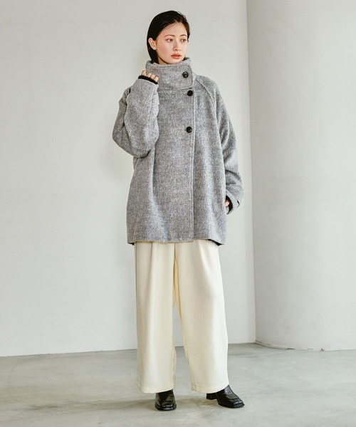 LAKOLE（ラコレ）の「ウールライクイージーパンツ / 616874（その他パンツ・レディース・アイボリー/ブラック/モカ・FREE）」の11枚目の写真