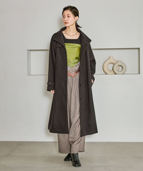 LAKOLE（ラコレ）の「ウールライクイージーパンツ / 616874（その他パンツ・レディース・アイボリー/ブラック/モカ・FREE）」の22枚目の写真