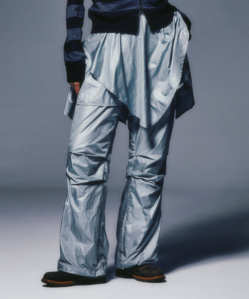 NYXX(エヌワイエックスエックス)の「DRAPE LAYERED SKIRTPANTS LIGHT GRAY(その他パンツ・レディース・その他・SMALL/MEDIUM)」の1枚目の写真