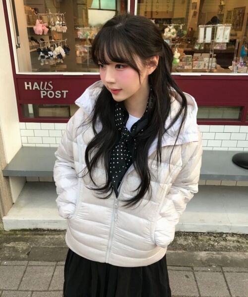 Video Jockey（ビデオジョッキー）の「ビキ 軽量ダックダウンジャケット [ブラック]（ダウンジャケット/コート・レディース・ブラック・SMALL/MEDIUM）」の13枚目の写真