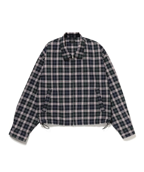 BEAMS(ビームス)の「チェック ジップ ブルゾン(ブルゾン・メンズ・ベージュ/ネイビー・XL/L/M/S)」の2枚目の写真
