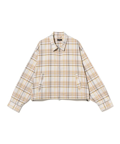 BEAMS(ビームス)の「チェック ジップ ブルゾン(ブルゾン・メンズ・ベージュ/ネイビー・XL/L/M/S)」の16枚目の写真
