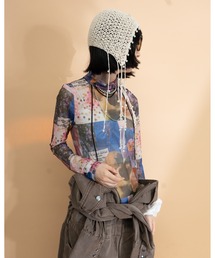 MIDVEIN（ミッドヴェイン）の「Original print tops（Tシャツ/カットソー）」