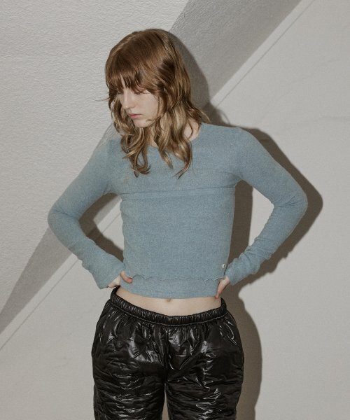 DEARSTALKER（ディアストーカー）の「B. MILD DOUBLE LAYER T - MINT（Tシャツ/カットソー・レディース・その他・FREE）」の2枚目の写真