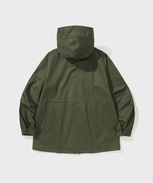 SHIRTER(シャーター)の「ショートモッズコート(オリーブ)(トレンチコート・メンズ・その他・SMALL/MEDIUM/LARGE)」の2枚目の写真