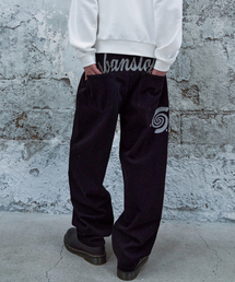 URBANSTOFF（アーバンストッフ）の「バックロゴアートワークデニムパンツ（ブラック）（デニムパンツ）」