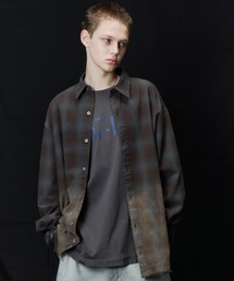 AIVER（アイバー）の「AIVER　グラデーションブリーチオンブレチェックシャツ（シャツ/ブラウス）」