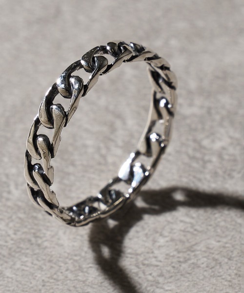 MAISON CLUB(メゾンクラブ)の「【MAISON CLUB】Chain Design Silver925 Ring / チェーンデザインリング シルバー925 KUN(リング・メンズ・シルバー・21/18)」の4枚目の写真