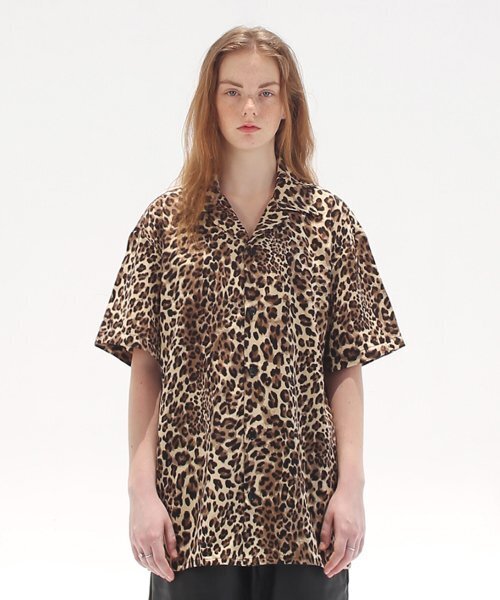 ROCKPSYCHO(ロックサイコ)の「サマーシャツ-レオパード(シャツ/ブラウス・レディース・その他・LARGE/MEDIUM/SMALL)」の1枚目の写真