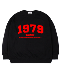 1979アビリティ オーバーサイズ スウェットシャツ ブラック