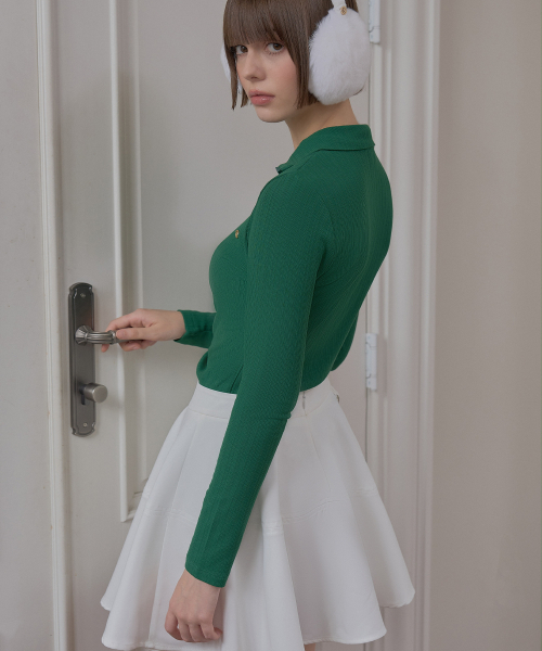 PLAYBOO（プレイブー）の「SKATER SKIRT W/INNER PANTS_White（スカート・レディース・その他・SMALL/MEDIUM）」の2枚目の写真