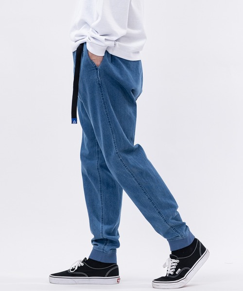 GERRY（ジェリー）の「【3】〔GERRY/ジェリー〕ストレッチデニム＆チノ クライミングジョガーパンツ（デニムパンツ・メンズ・インディゴブルー/ベージュ/カーキ/ブラック/ワンウォッシュ/サックスブルー・MEDIUM/X-LARGE/LARGE）」の21枚目の写真