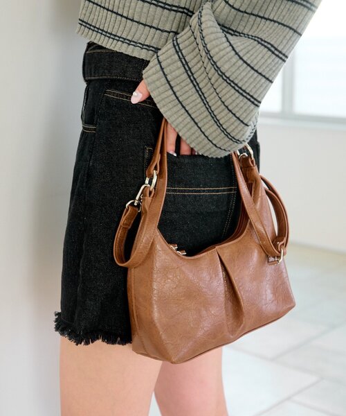 Kastane（カスタネ）の「【2026SSカタログ/4色展開】カラバリワンハンドルminiバッグ（トートバッグ・レディース・イエロー系その他/パープル系その他/ブラウン/アイボリー・FREE）」の10枚目の写真