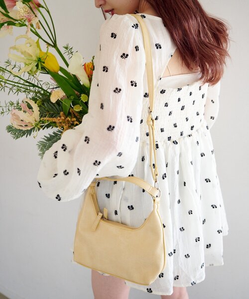 Kastane（カスタネ）の「【2026SSカタログ/4色展開】カラバリワンハンドルminiバッグ（トートバッグ・レディース・イエロー系その他/パープル系その他/ブラウン/アイボリー・FREE）」の16枚目の写真