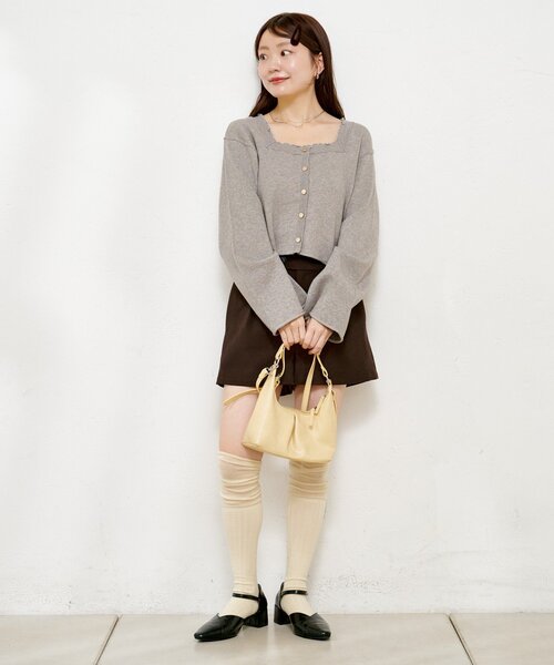 Kastane（カスタネ）の「【2026SSカタログ/4色展開】カラバリワンハンドルminiバッグ（トートバッグ・レディース・イエロー系その他/パープル系その他/ブラウン/アイボリー・FREE）」の21枚目の写真