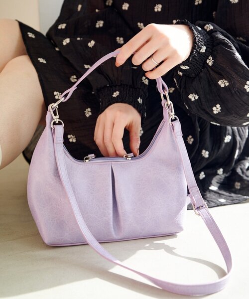 Kastane（カスタネ）の「【2026SSカタログ/4色展開】カラバリワンハンドルminiバッグ（トートバッグ・レディース・イエロー系その他/パープル系その他/ブラウン/アイボリー・FREE）」の7枚目の写真