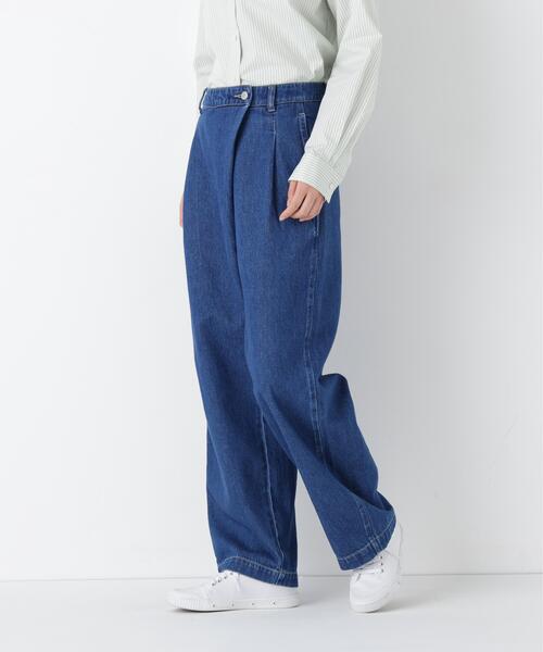 human woman（ヒューマンウーマン）の「◆【ウォッシャブル】ソフトデニムバレルパンツ（デニムパンツ・レディース・ブルー/ネイビー・SMALL/MEDIUM）」の19枚目の写真