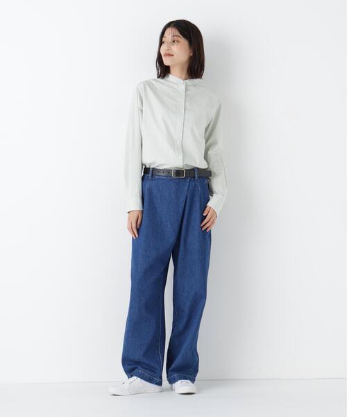 human woman（ヒューマンウーマン）の「◆【ウォッシャブル】ソフトデニムバレルパンツ（デニムパンツ・レディース・ブルー/ネイビー・SMALL/MEDIUM）」の20枚目の写真