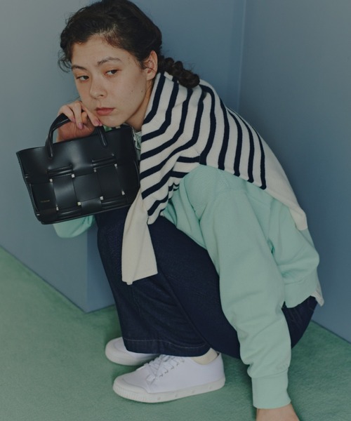 human woman（ヒューマンウーマン）の「◆【ウォッシャブル】ソフトデニムバレルパンツ（デニムパンツ・レディース・ブルー/ネイビー・SMALL/MEDIUM）」の12枚目の写真