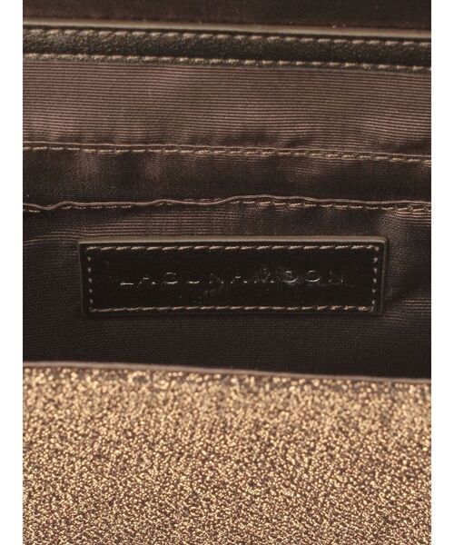 LAGUNAMOON（ラグナムーン）の「LADYグリッターラメクラッチバッグ 結婚式 お呼ばれ（ハンドバッグ・レディース・ブロンズ/ブラック・FREE）」の9枚目の写真