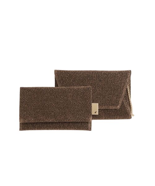 LAGUNAMOON（ラグナムーン）の「LADYグリッターラメクラッチバッグ 結婚式 お呼ばれ（ハンドバッグ・レディース・ブロンズ/ブラック・FREE）」の12枚目の写真