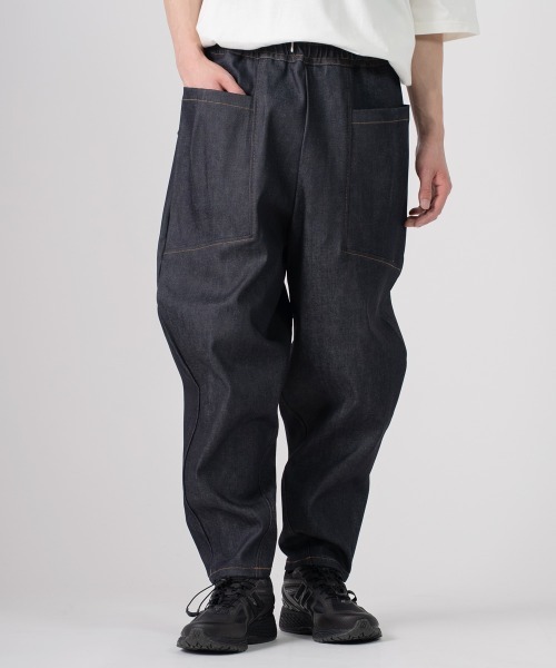 rehacer(レアセル)の「rehacer : Rigid Pod Easy Denim / リジッドポッドデニム(デニムパンツ・メンズ・インディゴブルー・LARGE/MEDIUM/SMALL)」の2枚目の写真