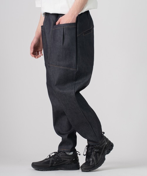 rehacer(レアセル)の「rehacer : Rigid Pod Easy Denim / リジッドポッドデニム(デニムパンツ・メンズ・インディゴブルー・LARGE/MEDIUM/SMALL)」の3枚目の写真
