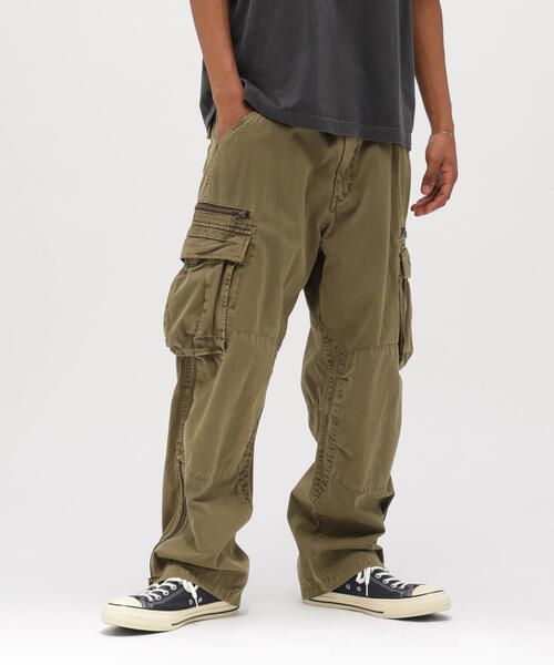AVIREX（アヴィレックス）の「PIGMENT TAPING CARGO PANTS / ピグメント テーピング カーゴパンツ / AVIREX / アヴィレックス（カーゴパンツ・メンズ・その他2/ブラック/オリーブ系/カーキ・L/M/XL/S/2XL）」の20枚目の写真