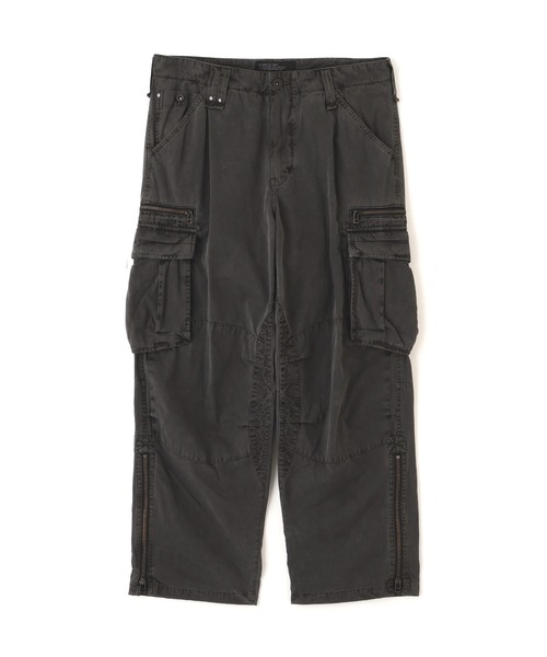 AVIREX（アヴィレックス）の「PIGMENT TAPING CARGO PANTS / ピグメント テーピング カーゴパンツ / AVIREX / アヴィレックス（カーゴパンツ・メンズ・その他2/ブラック/オリーブ系/カーキ・L/M/XL/S/2XL）」の2枚目の写真