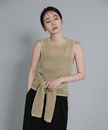 select MOCA Et | 【Et】Mesh Knit Tank Top(ニット/セーター)