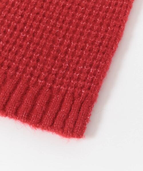 URBAN RESEARCH DOORS（アーバンリサーチドアーズ）の「カワリアミニットマフラー（マフラー・レディース・レッド/ライトベージュ/グレー・ONE）」の10枚目の写真