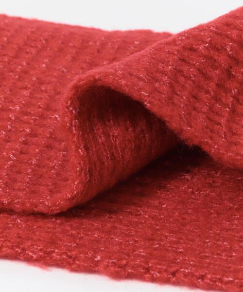 URBAN RESEARCH DOORS（アーバンリサーチドアーズ）の「カワリアミニットマフラー（マフラー・レディース・レッド/ライトベージュ/グレー・ONE）」の11枚目の写真