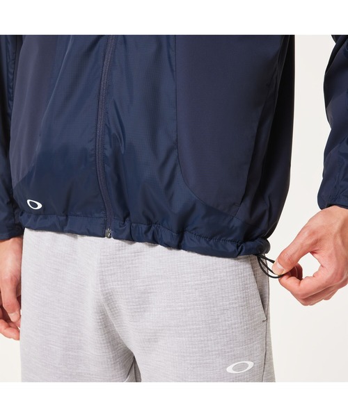 OAKLEY（オークリー）の「オークリーENHANCE WIND WARM JACKET 15.7/ジャケット/スポーツ・トレーニング/メンズ/紫外線保護/UPF50+/撥水/防風/保温/OAKLEY（その他アウター・メンズ・ネイビー・XL/S/M/L）」の5枚目の写真