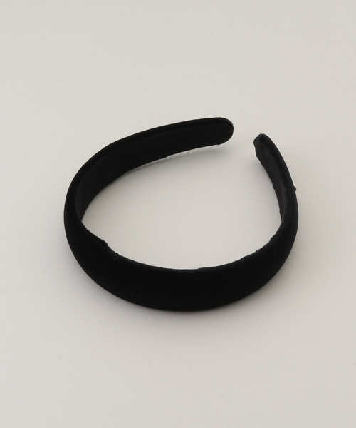 IENA(イエナ)の「HEYEP/ヘイップ Velour Headband カチューシャ HP13425(カチューシャ・レディース・ブラック・FREE)」の2枚目の写真